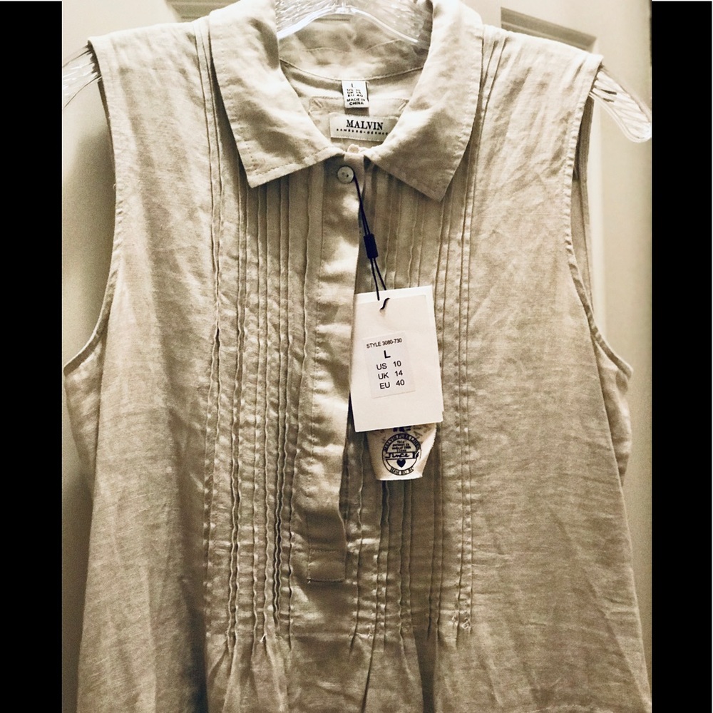 Linen maxi dress